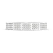 Diamond Faceted - Full Coverage Wedding Band in High Polish - 4mm
