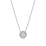 17"" Single Bloom Diamond Necklace