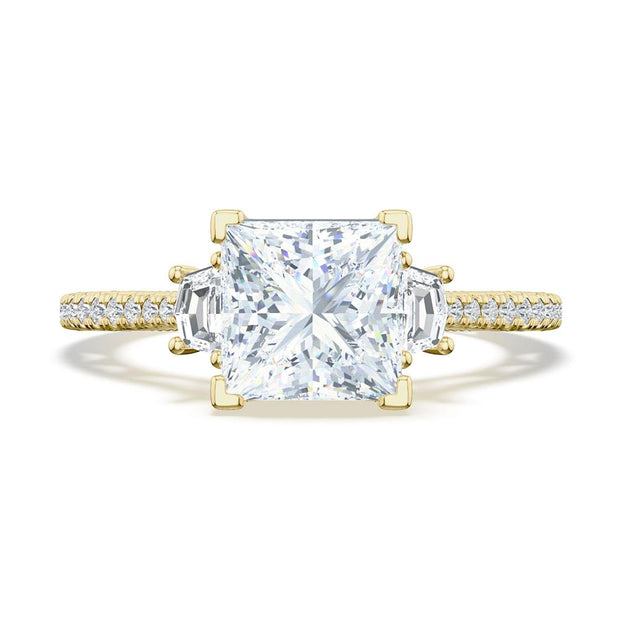 Princess 3-Stone Engagement Ring