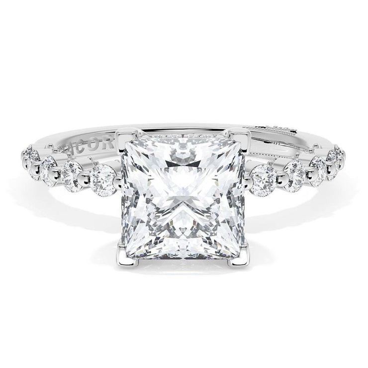 Princess Solitaire Engagement Ring