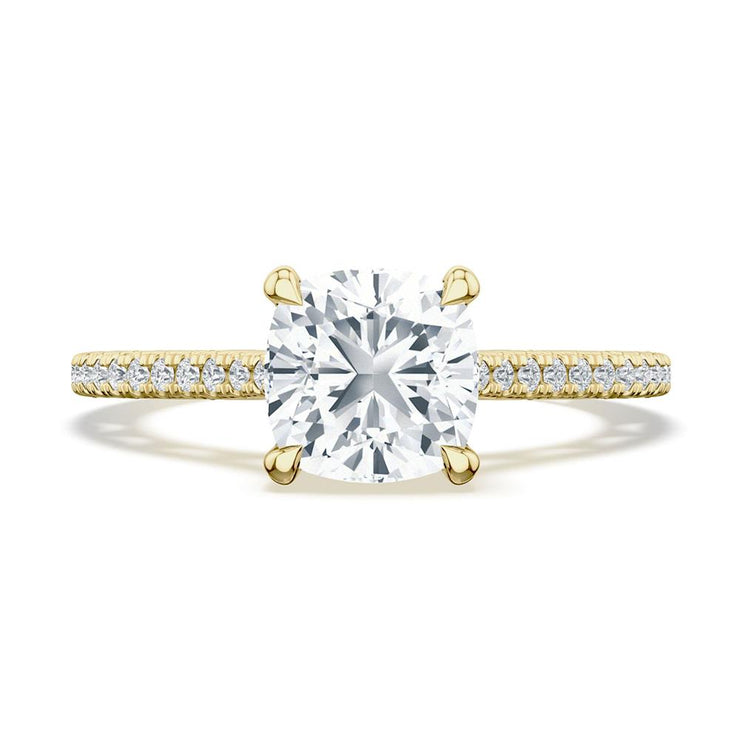 Cushion Solitaire Engagement Ring