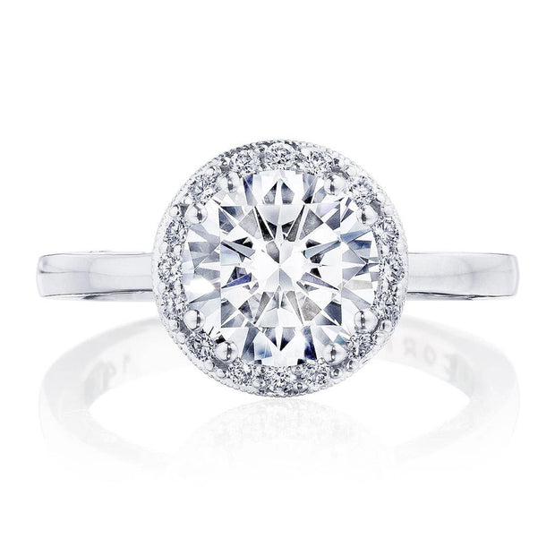 Round Bloom Engagement Ring