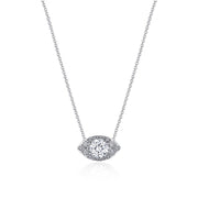 17"" Marquise Bloom Diamond Necklace