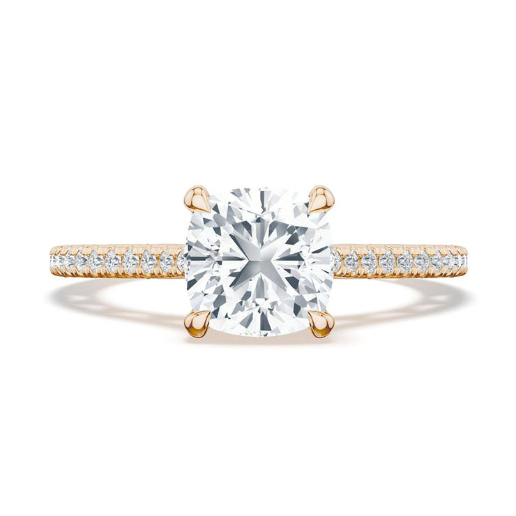 Cushion Solitaire Engagement Ring