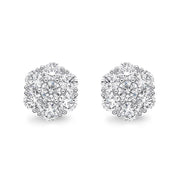 Floral Diamond Studs 1.50ctw approx.