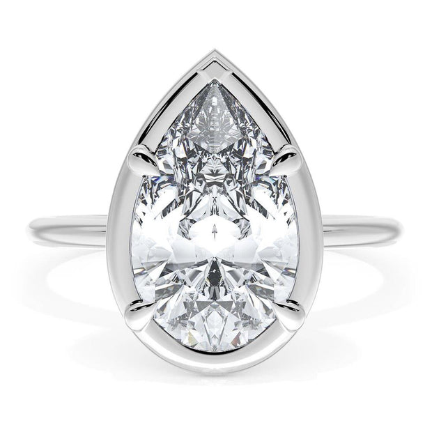 Pear Solitaire Engagement Ring