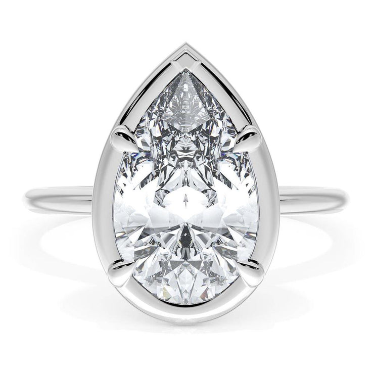 Pear Solitaire Engagement Ring