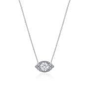 17"" Marquise Bloom Diamond Necklace