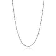 Pear Diamond Tennis Necklace in 18k White Gold