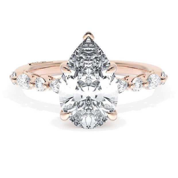 Pear Solitaire Engagement Ring