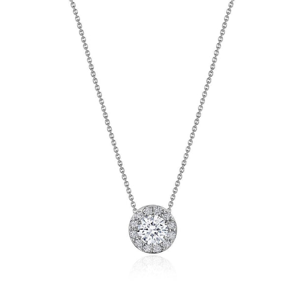 17"" Single Bloom Diamond Necklace