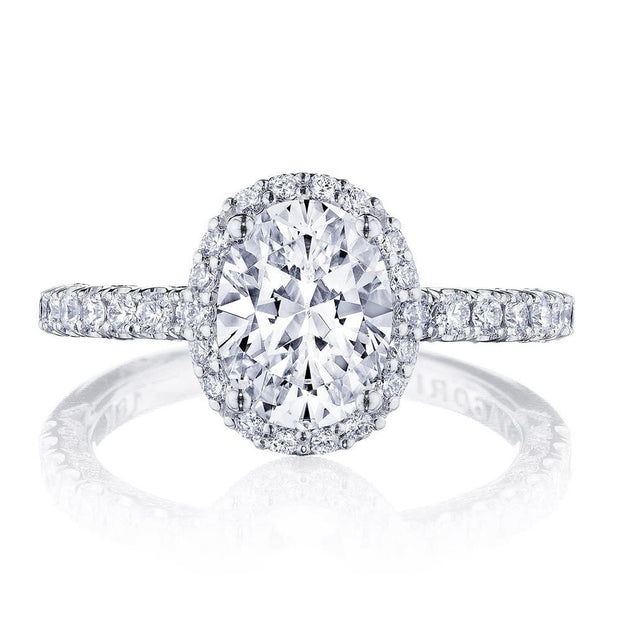 Oval Bloom Engagement Ring