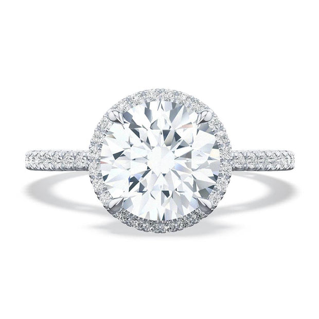 Round Bloom Engagement Ring