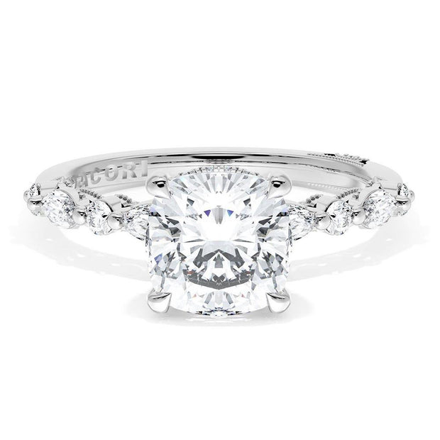 Cushion Solitaire Engagement Ring