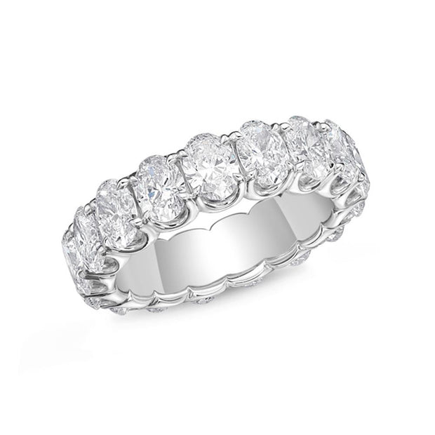 Geo Arts Oval Eternity Band 4.85-6.05ctw approx.