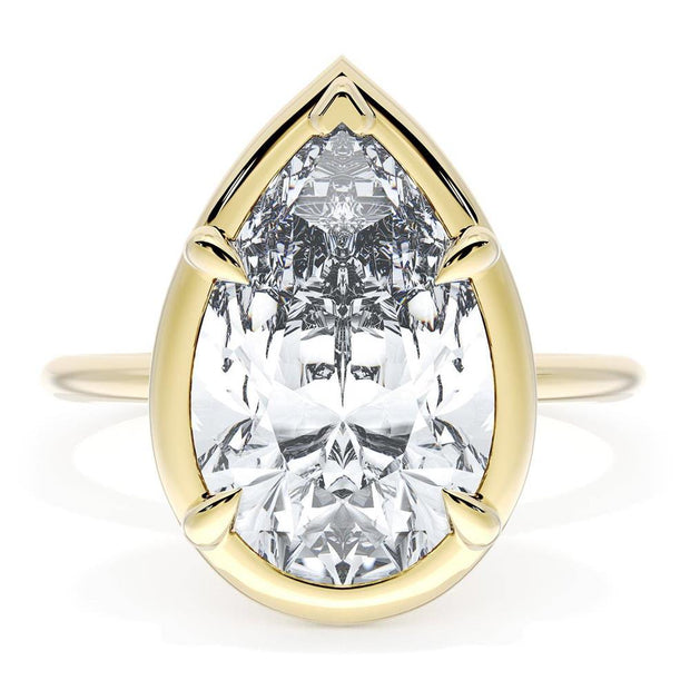 Pear Solitaire Engagement Ring