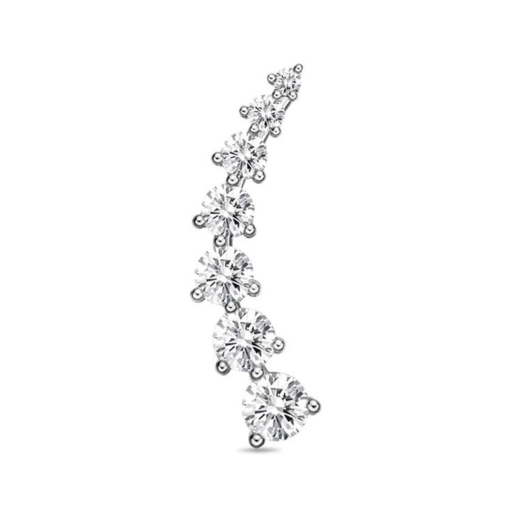 7-Stone Right Side Single Climber 0.75ctw approx.