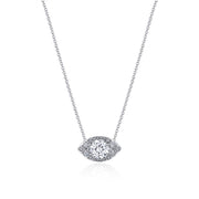 17"" Marquise Bloom Diamond Necklace