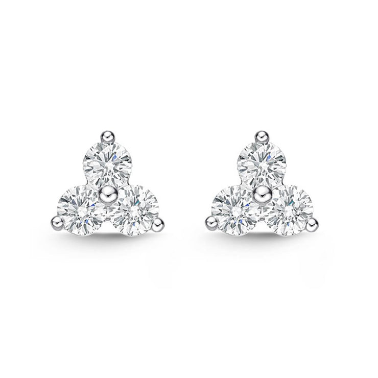 Trinity Diamond Studs .90ctw approx.