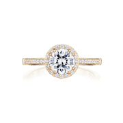Round Bloom Engagement Ring