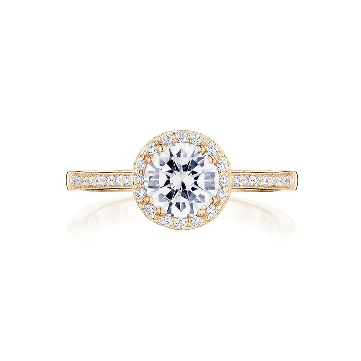 Round Bloom Engagement Ring