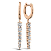 Identity Drop Earrings .94-1.05ctw approx.