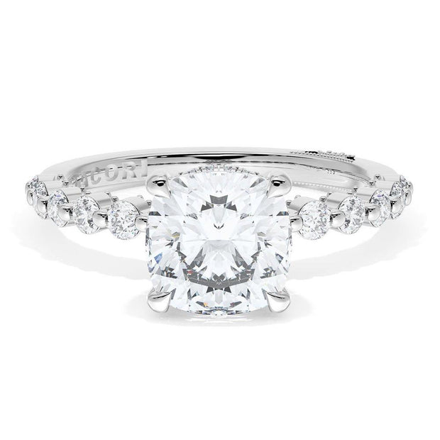 Cushion Solitaire Engagement Ring