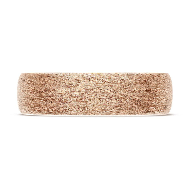 Classic Rounded in Brushed Finish Wedding Band
