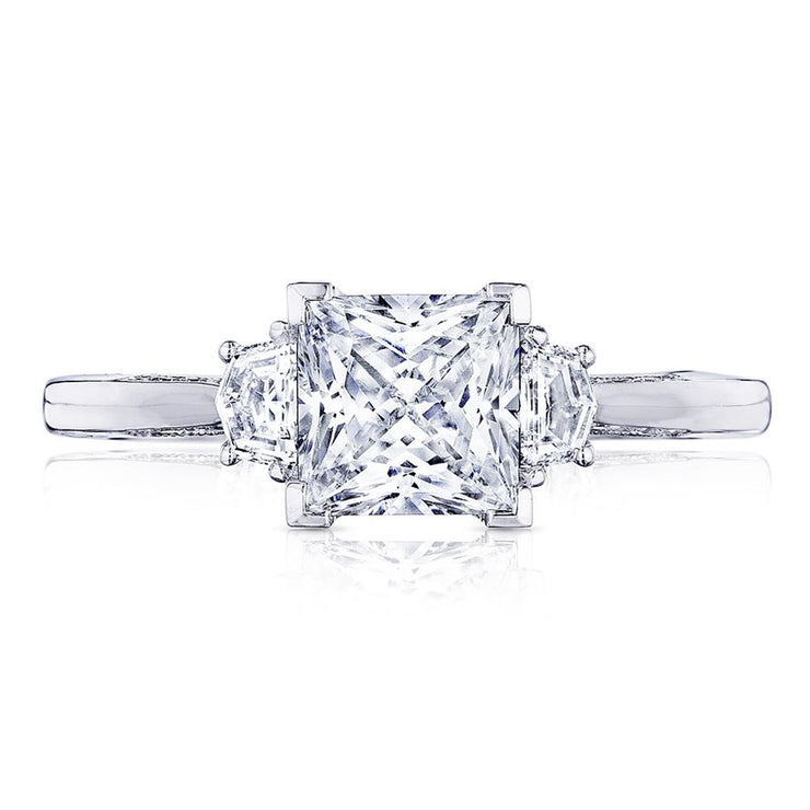 Princess 3-Stone Engagement Ring