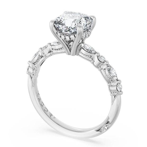 Cushion Solitaire Engagement Ring