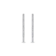 Oval Diamond Hoops 1.20ctw approx.