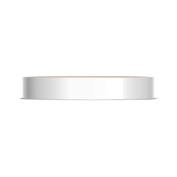 Classic Two-Tone Flat Wedding Band in High Polish