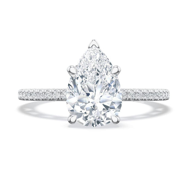 Pear Solitaire Engagement Ring