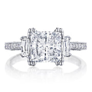 Princess 3-Stone Engagement Ring