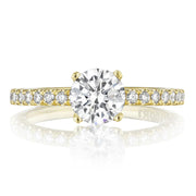 Round Solitaire Engagement Ring