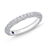 Pave 3/4 Round Band Matching Ring, 1st Ser., Mdl 03