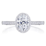 Oval Bloom Engagement Ring