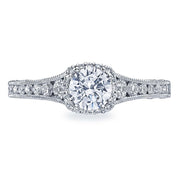 Round Bloom Engagement Ring