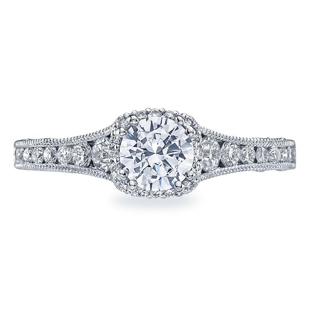 Round Bloom Engagement Ring