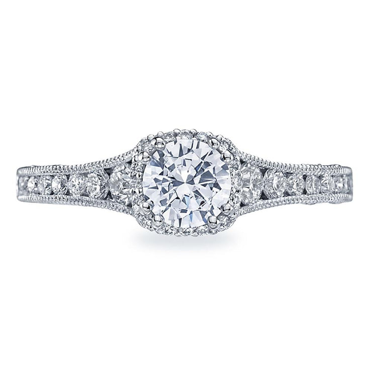 Round Bloom Engagement Ring