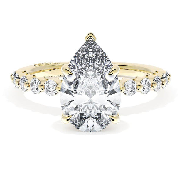 Pear Solitaire Engagement Ring