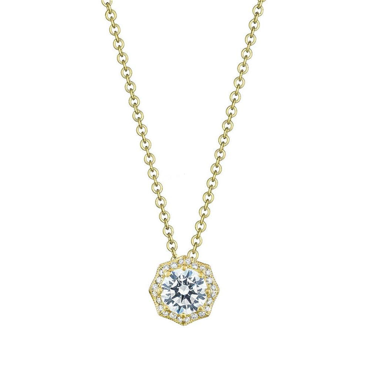 Art Deco Bloom Diamond Necklace