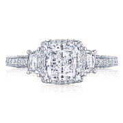 Princess 3-Stone Engagement Ring