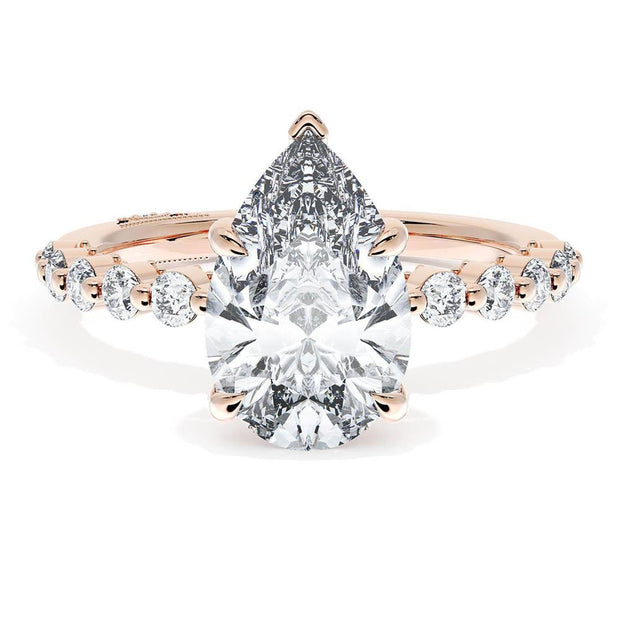 Pear Solitaire Engagement Ring