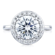 Round Bloom Engagement Ring