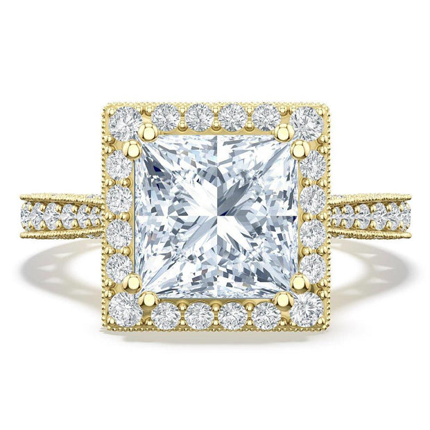 Princess Bloom Engagement Ring