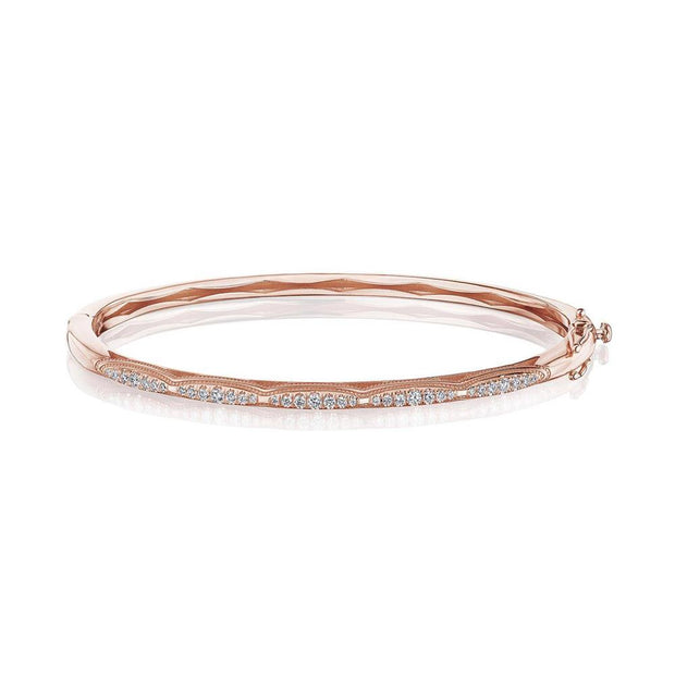 Bangle, Single Row Diamond, 3mm