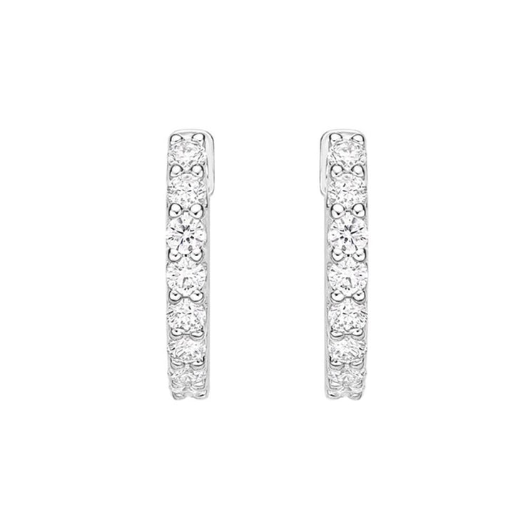 Woven Gallery Huggies .25ctw approx.