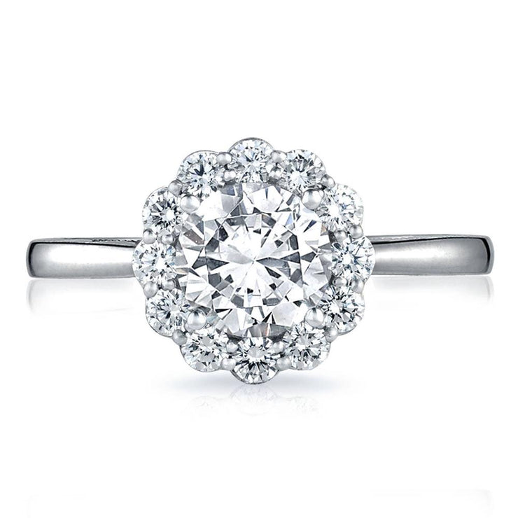 Round Bloom Engagement Ring