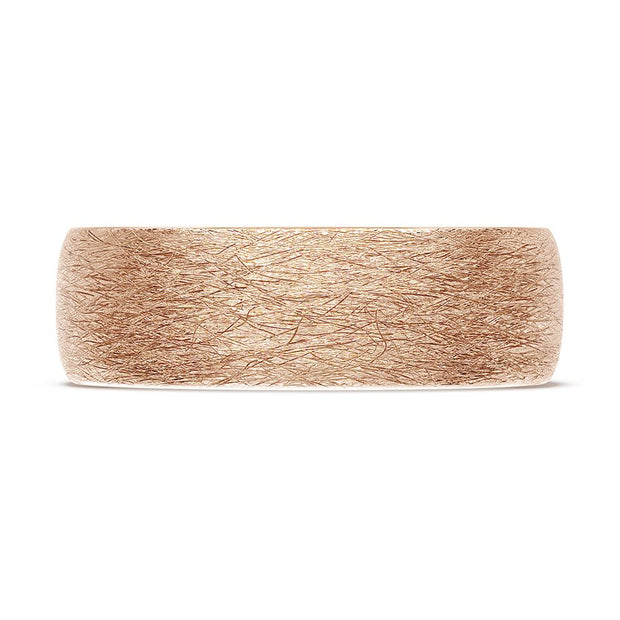 Classic Rounded in Brushed Finish Wedding Band